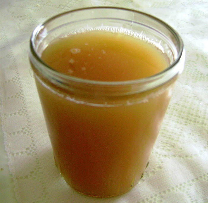 Fermented Corn Cider glass