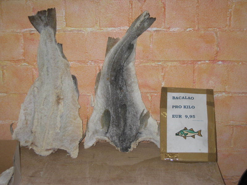 2 pieces of Bacalao or dried Italian Cod